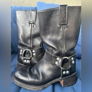 FRYE Vintage 11” Harness Moto Boots Size 6.5 W (Made in Spain 🇪🇸) $398 Value